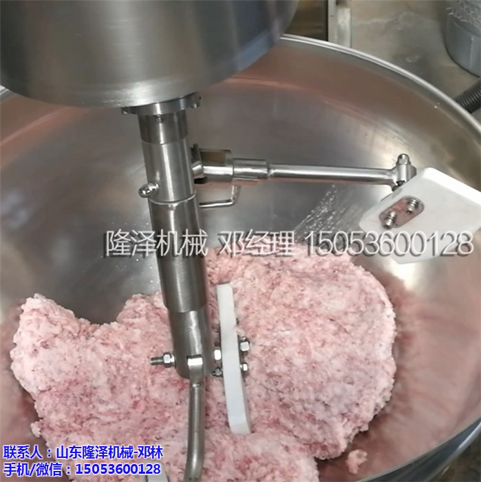 隆澤機械自動炒炸醬鍋，一鍋炒醬二三百斤